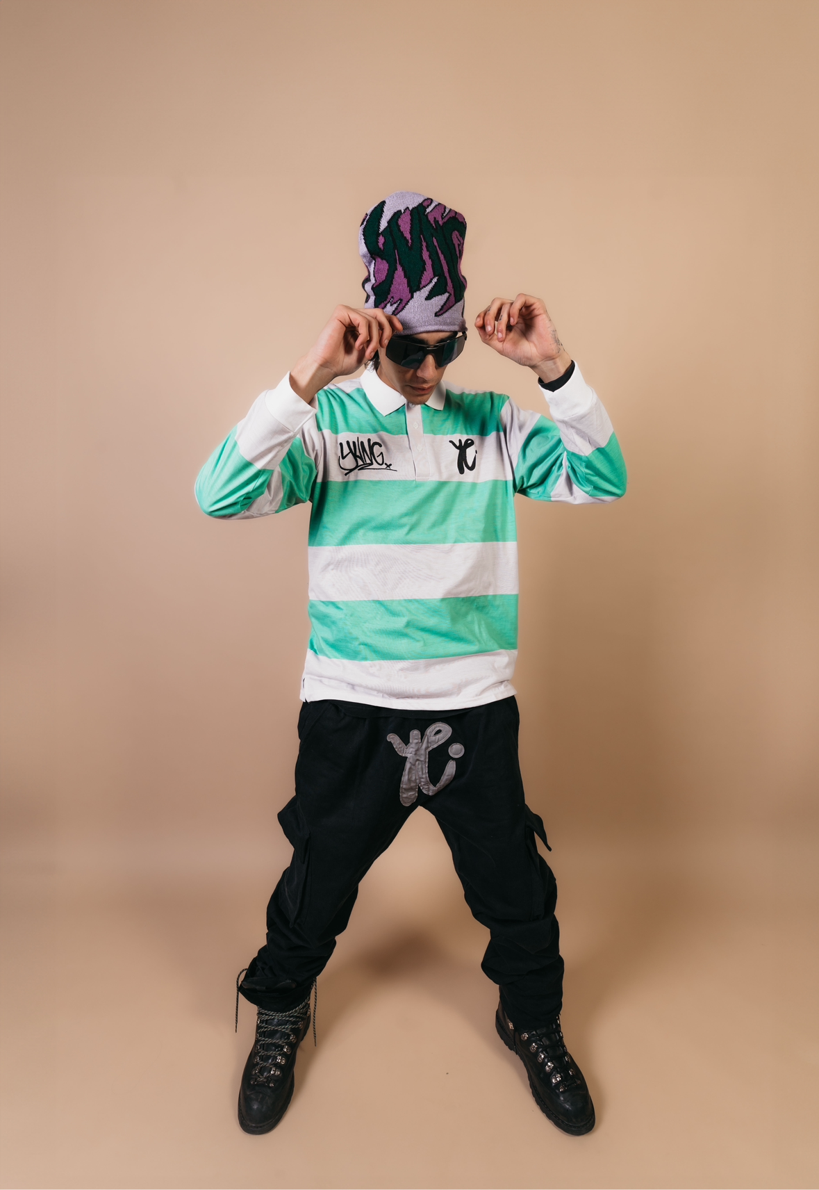 YVNG™ SILKY RUGBY SHIRT - SEA GREEN