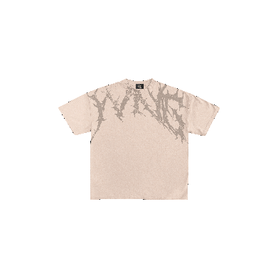YVNG™ OVERSIZED GRAPHIC TEE - SAND WHITE