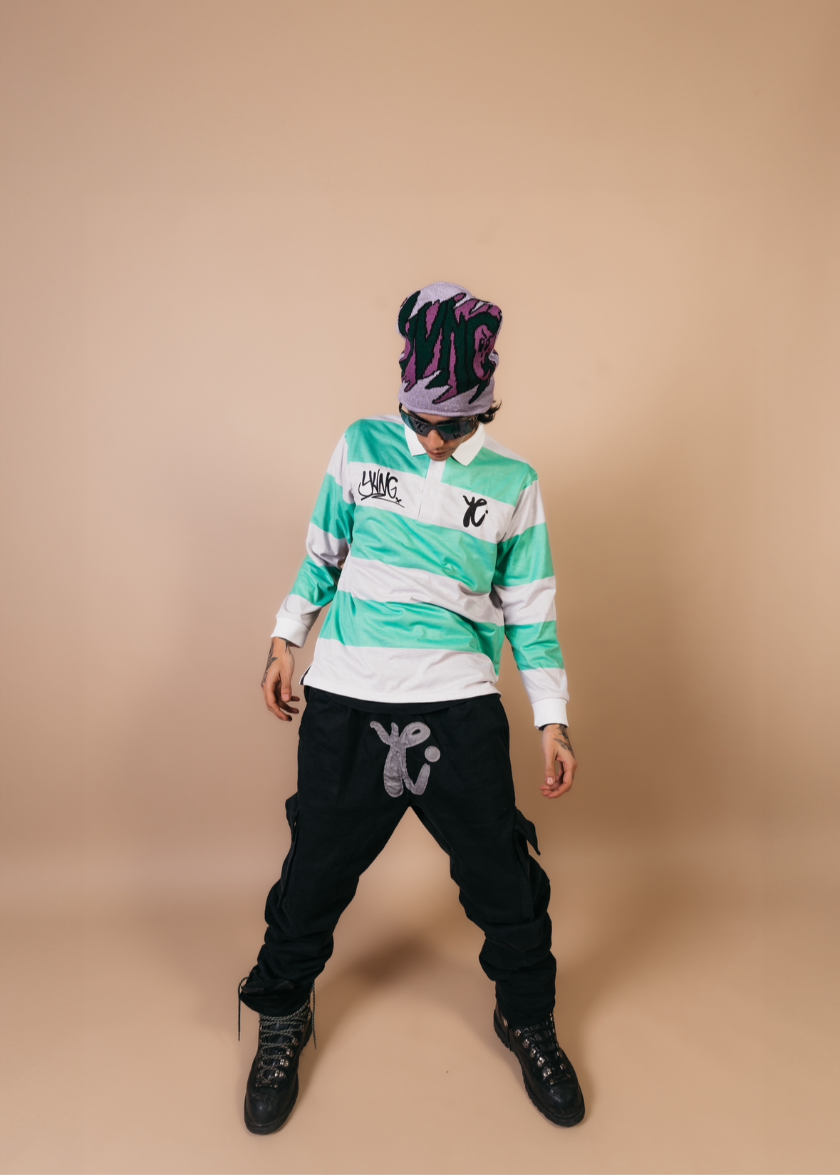YVNG™ SILKY RUGBY SHIRT - SEA GREEN