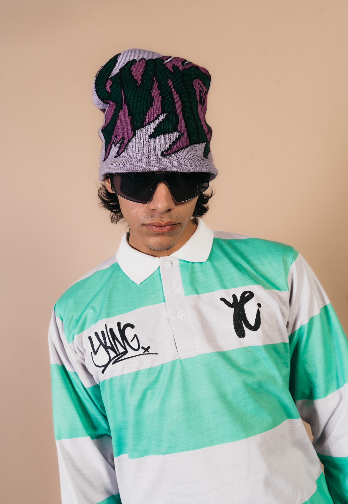 YVNG™ SILKY RUGBY SHIRT - SEA GREEN