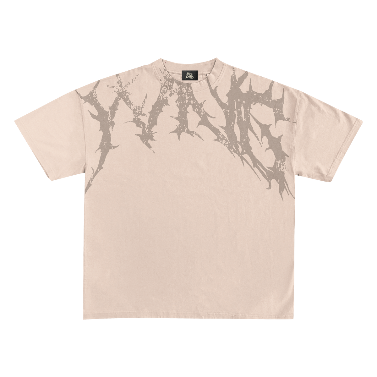 YVNG™ OVERSIZED GRAPHIC TEE - SAND WHITE