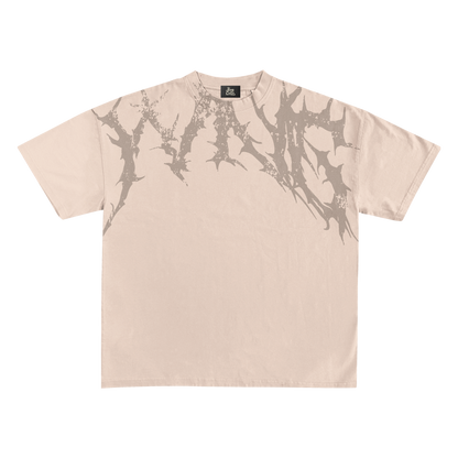 YVNG™ OVERSIZED GRAPHIC TEE - SAND WHITE