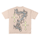 YVNG™ OVERSIZED GRAPHIC TEE - SAND WHITE